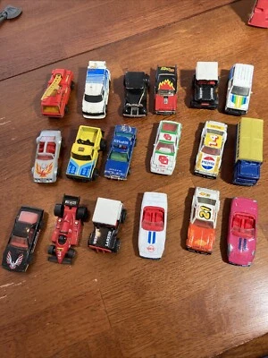 Vintage Lot of 18 Matchbox Cars Trucks 1970's 1980's Corvette Firebird Jeep More - Image 1 of 4
