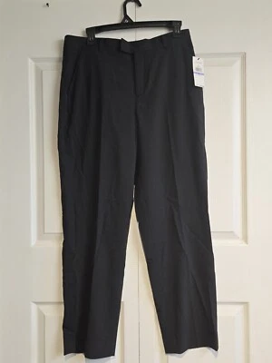 Calvin Klein Boys' Flat Front  Husky 18 Black K841207 - Image 1 of 4