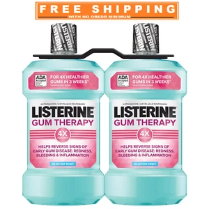 Listerine Gum Therapy Anti-Gingivitis Mouthwash Glacier Mint 1.5L, 2 pk. - Picture 1 of 5