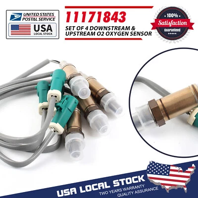 4X Replace For BOSCH UP&DownStream O2 Oxygen Sensor For 2002 Lincoln Blackwood — 第 1/4 张图片