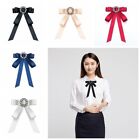 Removable Shirt Tie Polyester Neck Collar New Cross Bowtie