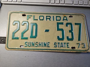 1973 Florida License Plate Putnam Co. (Lot 1402) - Picture 1 of 7