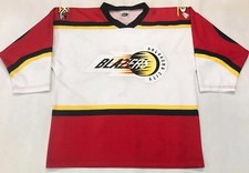 OT Sports Oklahoma City Blazers CHL Hockey Jersey Adult M White USA Sewn blank