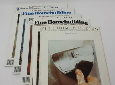 Fine Homebuilding Magazine 5 Issues, Taunton Press - Image 1 of 4