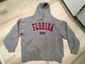 Florida Gators Fleece Hoodie Sweatshirt Men's Size XL Grey 