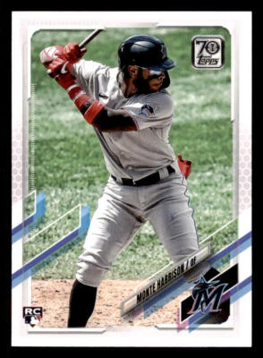 2021 Topps #126 Monte Harrison RC - Image 1 of 2