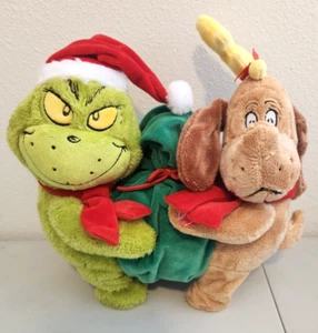 Peluche animado The Grinch & Max cantando y bailando Stepper vacaciones Navidad - Imagen 1 de 2