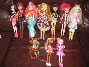 LOT OF 10 MONSTER HIGH DOLLS 2008-2015 - Picture 1 of 6