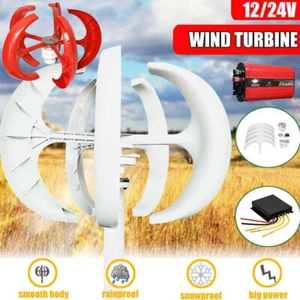 800W Wind Turbine Generator 5 Blades Charger Controller Power Inverter 12V 24V L - Picture 1 of 16