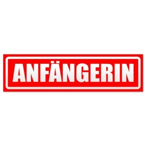 Anfängerin invertiert Magnetschild Schild magnetisch - Picture 1 of 25