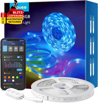 Wifi LED Strip 5M Smart RGB Streifen Musik Sync Mit Alexa & App Lichterkette - Bild 1 von 4