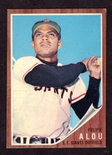 1962 TOPPS FELIPE ALOU CARD NO:133 NEAR MINT CONDITION