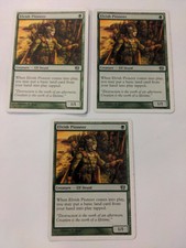 Elvish Pioneer x3 Eighth Edition 8th Magic the Gathering MTG