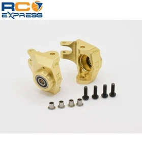 Hot Racing Axial SCX10 II 2 Brass Heavy Metal Front Steering Knuckles SCXT21HM - Picture 1 of 6