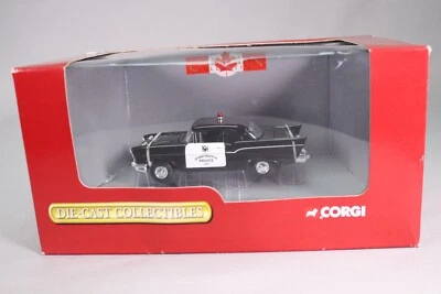 LE5462 CORGI 51306 1/43 Voiture Chevrolet Belair Police Ontario noire - Photo 1/4