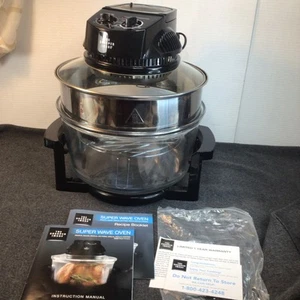 The Sharper Image Super Wave Oven 1300 Watts Roaster Air Fryer Bake - Picture 1 of 11