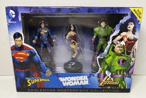 Eaglemoss Masterpiece Collection Superman Lex Luthor Wonder Woman NUOVO IN SCATOLA - Foto 1 di 7