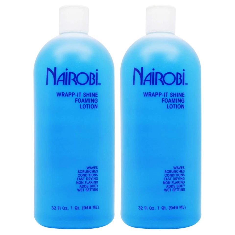 Loción espumosa Nairobi Wrapp-It Shine 32 oz, paquete de 2 Foto 1 de 1