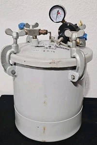 Air Pressure Pressurizing Paint Pot Tank with Hose And Guage - Picture 1 of 6