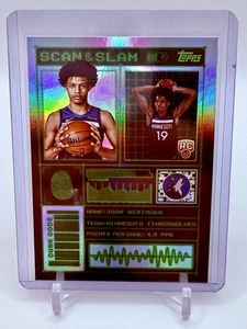 2025-26 Topps Joan Beringer Scan & Slam Rookie RC T-Wolves Target Exclusive - Picture 1 of 2