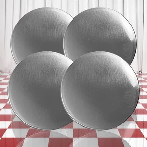 Set of 4 Brushed Aluminum 2.25" Center Caps for 2016-2021 Chevy Impala - Picture 1 of 2