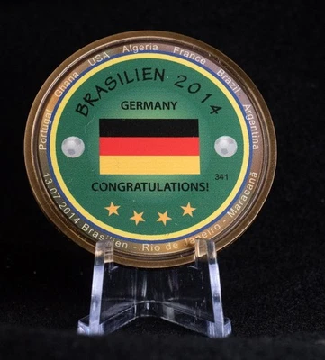Brasilien 2014 - Geocoin zur Weltmeisterschaft - Bild 1 von 2