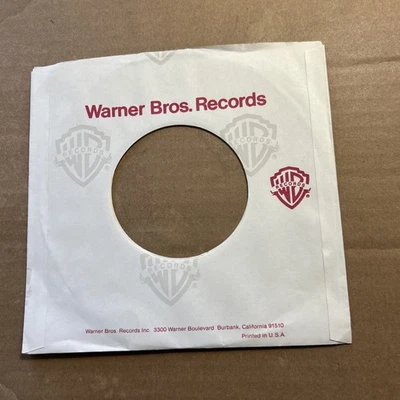 1 Company Sleeve Only Warner Bros Records Silver Logo Foto 1 de 2