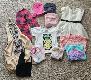 Lotto abbigliamento bambina 12 pezzi tg.4T/5T Shein Old Navy Healthtex H&M Osh KOSH - Foto 1 di 22