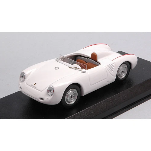 PORSCHE 550 RS 4 CILINDRI 110 CV 1957 WHITE 1:43 Best Model Auto Stradali Modell - Immagine 1 di 1