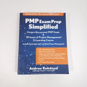 PMP Exam Prep Simplified by Andrew Ramdayal Updated 2021 Paperback - Picture 1 of 9