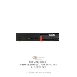 Lenovo ThinkCentre M910q / Core i5-6500T / 8GB RAM / 256GB SSD / mit - ohne BS - Afbeelding 1 van 4