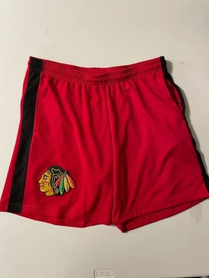 Pantalones cortos deportivos Chicago Blackhawks Calhoun, grandes para hombre, rojos, NHL Foto 1 de 4