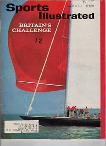 1964 8/24 Sports Illustrated magazine sailing Britain's Challenge VG - Picture 1 of 1