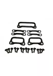 99-14 Genuine GM Complete 3rd Third Row Bracket Striker & Bolt Set Black - Picture 1 of 5