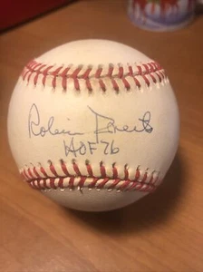 Robin Roberts Signed autographed Baseball With "HOF 76" inscription - Picture 1 of 6