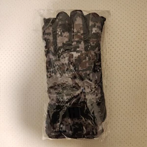 Mens Grey Digital Camo Winter Gloves - Picture 1 of 1