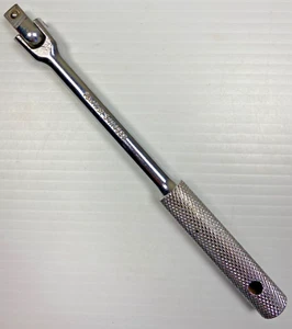 Vintage POWR-KRAFT 84W4839- Flex Head Breaker Bar 8-1/2" Long 3/8" Drive USA - Picture 1 of 12