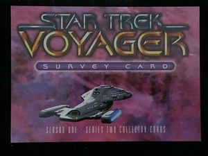 1995 Skybox Star Trek Voyager SEASON 1 SERIES 2 Survey Card - Picture 1 of 2