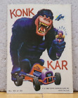 Cool Vintage 1980 Topps Weird Wheels Car Sticker Trading Card Konk Kar