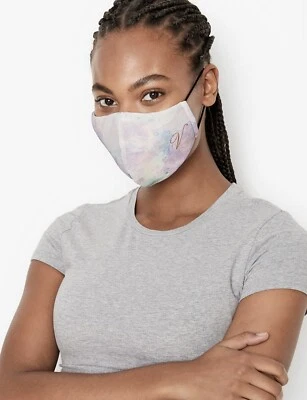 Victoria Secret Face Mask In Pastel Rainbow Leaves Brand New Sealed - Image 1 of 3