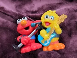 HASBRO Sesame Street Workshop 2 pc Rock Band Elmo Big Bird- 2010 Collectibles - Picture 1 of 11