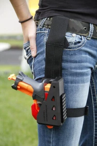 3D Printed Solid Leg Holster for Nerf Big Shock Dart Gun Blaster - Picture 1 of 8