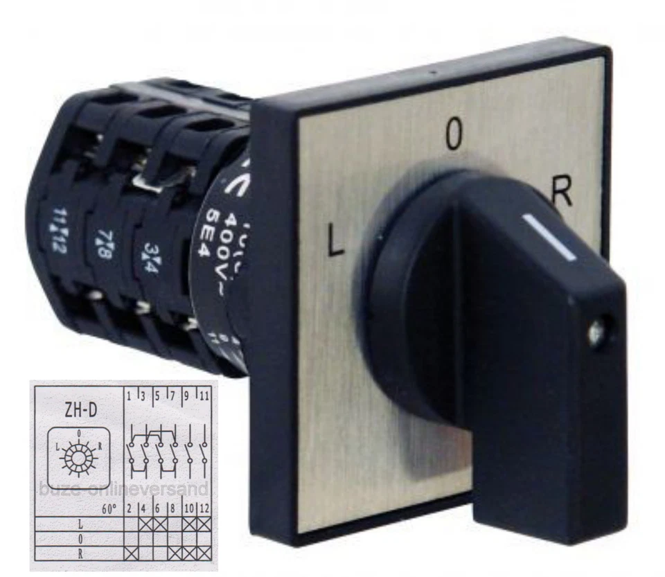 Buze 2,3kW 230V/400V Drehschalter