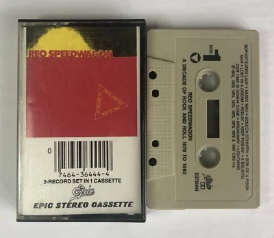 REO SPEEDWAGON - A Decade Of Rock And Roll 1970 To 1980- Cassette Tape EGT 36444 - Image 1 of 4