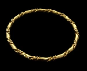 1987 Avon Gold Tone Rope Twist Armreif Armband - Bild 1 von 5