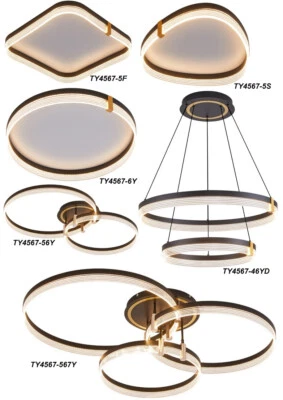 LED Plafoniera con Telecomando/App Colore Luce Chiarore Regolabile TY4567 - Immagine 1 di 4