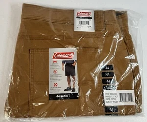 *BRAND NEW* Coleman Canvas Utility Shorts Mens Size 44 Toffee $70 Cargo - Picture 1 of 2