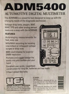 Multímetro digital automotriz UEI ADM5400 - Imagen 1 de 1