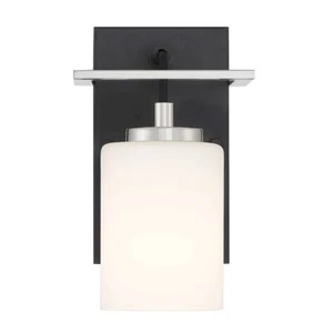 Designers Fountain Prince St 1 Light Sconce, Black/EO - D250M-WS-MB - Picture 1 of 1