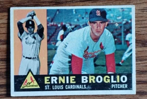 1960 Topps Ernie Broglio Baseballkarte #16 - St. Louis Cardinals, Pitcher - Bild 1 von 2